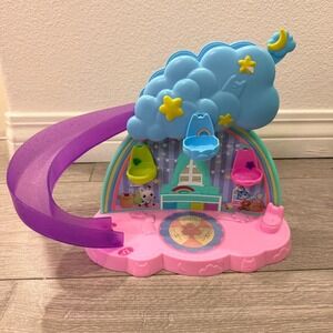Gabby's Dollhouse, Kitty Care Ear Purrfect Playroom Pink Purple Kids Playset OS